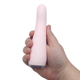 Vibrador Estimulador de Ponto G em Silicone com 9 Modos de Vibração, Resistente à Água e Recarregável - S-Hande Balle | 10 x 3,1 cm