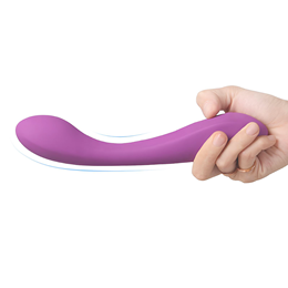 Vibrador Estimulador de Ponto G e Clitóris em Silicone com 9 Modos de Vibração e Recarregável - S-Hande Boon | 13,5 x 3,7 cm | Disponível em 2 Cores