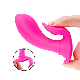 Vibrador Ponto G e Clitóris Recarregável 9 Modos de Vibração - S-Hande Butterfly | 9 x 3,3 cm | Disponível em 2 Cores