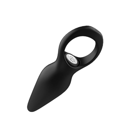 Plug Anal Recarregável em Silicone com 9 Modos de Vibração - S-Hande Dada | 9,5 x 2,5 cm