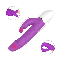 Foto 4 do produto Vibrador Estimulador de Ponto G e Clítoris em Silicone e 9 Modos de Vibrações - S-Hande Radi | 11 x 3,3 cm | Disponível em 2 Cores