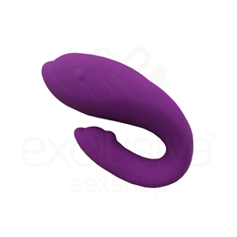 Vibrador Para Casal em Silicone com 9 Modos de Vibração, Resistente à água e Recarregável - S-Hande Winter | Disponível em 2 Cores