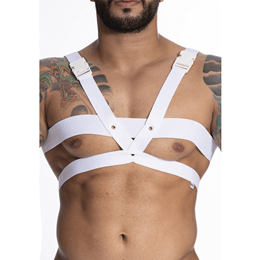 Steves Designer - Arreio Harness em Elástico com Fecho de Plástico