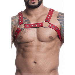 Arreio Harness Masculino em Couro Sintético - Steves Designer | Disponível em 3 Cores