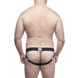 Steves Designer Big Man - Cueca JockStrap em Cirrê com Argolas | Plus Size