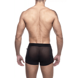 Steves Designer - Cueca Boxer em Tule Transparente | Cor: Preto