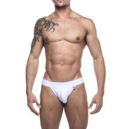 Steves Designer - Cueca JockStrap Básica em Tecido Confortável | Cor: Branco