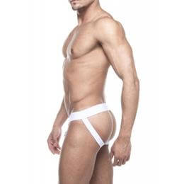 Steves Designer - Cueca JockStrap Básica em Tecido Confortável | Cor: Branco