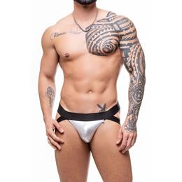 Cueca JockStrap em Cirrê Trançado Atrás - Steves Designer | Tamanho Único