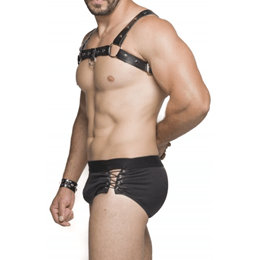 Steves Designer - Cueca Sungão Cirrê com Detalhe Lateral