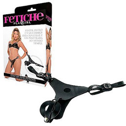 Cinta Avulsa Para Dois Pênis Realísticos - Tamanho Único | Fetiche Play Girl Strap On Dual Penetrix