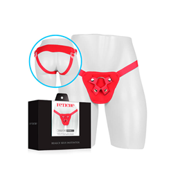 Cinta Peniana Ajustável com Apoio Lombar - Strap On Fetiche em Neoprene Plus | Disponível em 2 Cores
