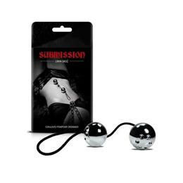 Conjunto de Pompoar Cromado com 2 Bolas - Submission | 58 g