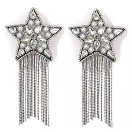 Tapa Seios em Formato de Estrela com Detalhes em Strass e Franjas Metálicas - Pleasure Dreams Nipples