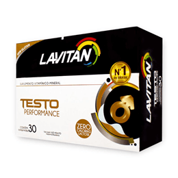 Suplemento Vitamínico Mineral para Aumento dos Níveis de Testosterona - Testo Performance - 30 Comprimidos
