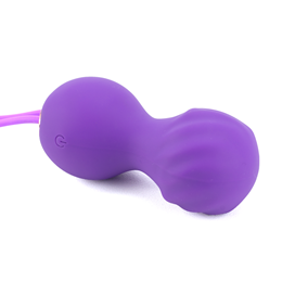 Foto 3 do produto Cápsula Vibratória para Pompoar em Silicone com Nódulos, 7 Modos de Vibração e Controle Remoto sem Fio - Topo Toys Egg Vibration | 8,4 x 3,6 cm
