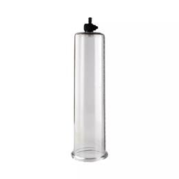 Tubo Acrílico para Bomba Peniana com Válvula de Segurança - Hard Less | 22,5 x 6,5 cm