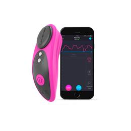 Vibrador de Calcinha Recarregável com 7 Modos de Vibração e Controle por Aplicativo - Lovense Ferri | 7,8 x 2,6 cm