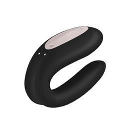 Foto 15 do produto Vibrador para Casal Recarregável em Silicone com 10 Modos de Vibração, Aplicativo e À Prova D'Água - Satisfyer Double Joy | 6 x 4,1 cm | Disponível em 3 Cores