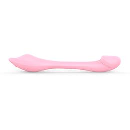 Vibrador de Casal em Silicone com 11 Modos de Vibração, Recarregável e Controle via Aplicativo - 21,2 x 2,7 cm | Disponível em 2 Cores