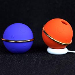 Vibrador Clitoriano em Forma de Planeta com 9 Modos de Pulsação e Base Recarregável - S-Hande Planet | 5,7 x 6,5 cm | Disponível em 2 Cores