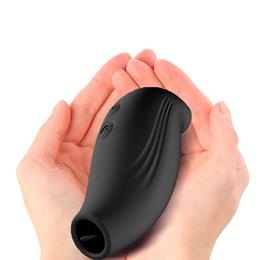 Vibrador Clitoriano em Silicone com 7 Modos de Estimulação de Língua e 7 Modos de Pulsação - Dibe Orgasm Clitoral Super Licking | 12,5 x 4,8 cm | Disponível em 2 Cores