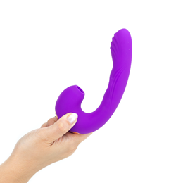 Vibrador de Clitóris e Ponto G Recarregável com 10 Modos de Pulsação e 7 Modos de Vibração - Aoleisi | 30 x 3,9 cm | Disponível em 2 Cores