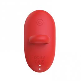 Foto 2 do produto Vibrador de Clitóris em Silicone com 10 Modos de Sucção, Alça para os Dedos e Recarregável - I-moon Bee | 8,1 x 4,1 cm