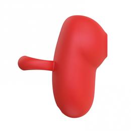 Foto 3 do produto Vibrador de Clitóris em Silicone com 10 Modos de Sucção, Alça para os Dedos e Recarregável - I-moon Bee | 8,1 x 4,1 cm