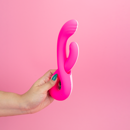 Vibrador Duplo Flexível em Silicone com 10 Modos de Vibrações, 2 Motores e Recarregável - Intt Toys Vibra Collors Medusa | 10 x 3,5 cm