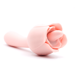 Vibrador Duplo Flexível em Silicone com 9 Modos de Vibrações e Língua Estimuladora - S-Hande Rose Pro 6 | Disponível em 2 Cores