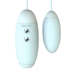 Foto 5 do produto Vibrador Duplo em Silicone com 3 Intensidades de Sucção, 10 Modos de Vibração e Recarregável via USB - Kistoy Miss VV | Disponível em 2 Cores