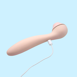 Foto 3 do produto Vibrador Estimulador 2 em 1 com 5 Níveis de Pulsação, 3 Modos de Rotação, 10 Tipos de Vibração e Recarregável - Kistoy Polly Max