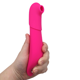 Vibrador Estimulador de Ponto G e Clitóris com 9 Modos de Pulsação, Capa Bocal e Recarregável - S-Hande Youmis | Disponível em 2 Cores
