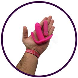 Foto 10 do produto Vibrador Estimulador de Ponto G, Clitóris e Ânus com 9 Modos de Vibração e Controle Remoto sem Fio - S-Hande Didi | 9,7 x 2,1 cm | Disponível em 2 Cores