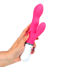 Vibrador Estimulador de Ponto G e Clítoris com Controle por Aplicativo, 7 Modos de Vibração e 3 Velocidades de Rotação - Lovense Nora - 12 x 3,7 cm