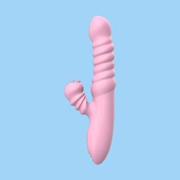 Foto 1 do produto Vibrador com Estimulador de Ponto G e Clitóris com Movimentos de Vai e Vem, 3 Velocidades de Rotação, 20 Modos de Vibração e Função de Aquecimento | 13,5 x 3,5 cm