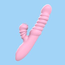 Foto 2 do produto Vibrador com Estimulador de Ponto G e Clitóris com Movimentos de Vai e Vem, 3 Velocidades de Rotação, 20 Modos de Vibração e Função de Aquecimento | 13,5 x 3,5 cm