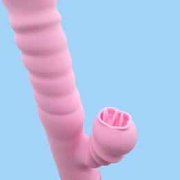 Foto 4 do produto Vibrador com Estimulador de Ponto G e Clitóris com Movimentos de Vai e Vem, 3 Velocidades de Rotação, 20 Modos de Vibração e Função de Aquecimento | 13,5 x 3,5 cm