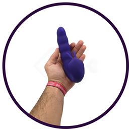 Vibrador Estimulador de Ponto G e Clitóris Recarregável com 10 Modos de Vibração e 5 Movimentos Vai e Vem - Ribbed Dual Stimulator With Rolling Ball | 14,6 x 3,4 cm | Disponível em 2 Cores