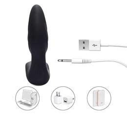 Foto 3 do produto Vibrador Estimulador de Próstata e Períneo Recarregável com 10 Modos de Vibrações e Controle Remoto sem Fio - Prostate Massager | 9,7 x 3,1 cm