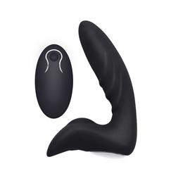 Foto 1 do produto Vibrador Estimulador de Próstata e Períneo Recarregável com 10 Modos de Vibrações e Controle Remoto sem Fio - Prostate Massager | 9,7 x 3,1 cm