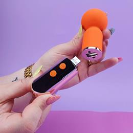 Foto 6 do produto Vibrador Massageador com 9 Programações de Vibração e Resistente à Água - S-Hande Adding Sugar | 8,2 x 4,3 cm | Disponível em 2 Cores