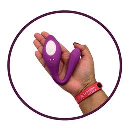 Vibrador Massageador para Casais com 9 Modos de Vibração, Recarregável - S-Hande Ribbon Pro |12,4 x 2,1 cm | Disponível em 2 Cores