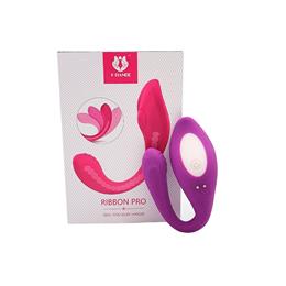 Vibrador Massageador para Casais com 9 Modos de Vibração, Recarregável - S-Hande Ribbon Pro |12,4 x 2,1 cm | Disponível em 2 Cores
