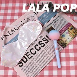 Vibrador Massageador com Formato de Pirulito, 10 Modos de Vibração, Recarregável e Máscara para Dormir - Kistoy Lala Pop
