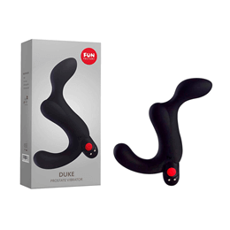 Vibrador Massageador de Próstata Recarregável com Formato Ergonômico e 5 Modos de Vibração - Fun Factory Duke | 15,5 x 2,7 cm | Disponível em 2 Cores