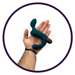 Vibrador Massageador de Próstata Recarregável com Formato Ergonômico e 5 Modos de Vibração - Fun Factory Duke | 15,5 x 2,7 cm | Disponível em 2 Cores