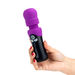 Vibrador Massageador em Silicone com 10 Intensidades de Vibração - Denma Lady Premium | 18,5 x 5 cm | Disponível em 2 Cores
