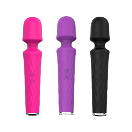 Vibrador Massageador em Silicone com 7 Modos de Vibrações, 4 Intensidades e Recarregável - S-Hande Luna | 21,5 x 4,4 cm | Disponível em 3 Cores